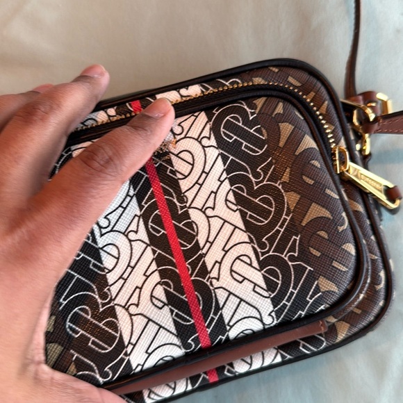 Burberry Monogram Stripe Crossbody Bag - Picture 11 of 12